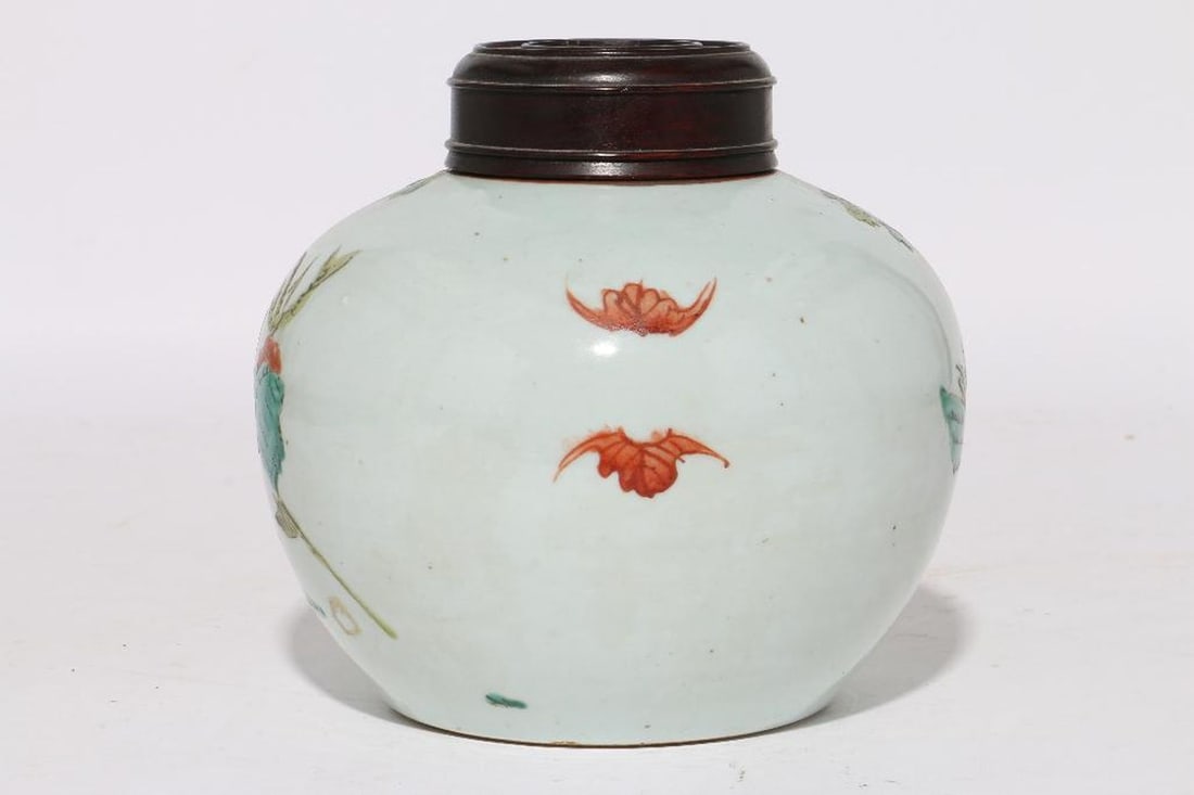 A Famille Rose Ginger Jar - 3