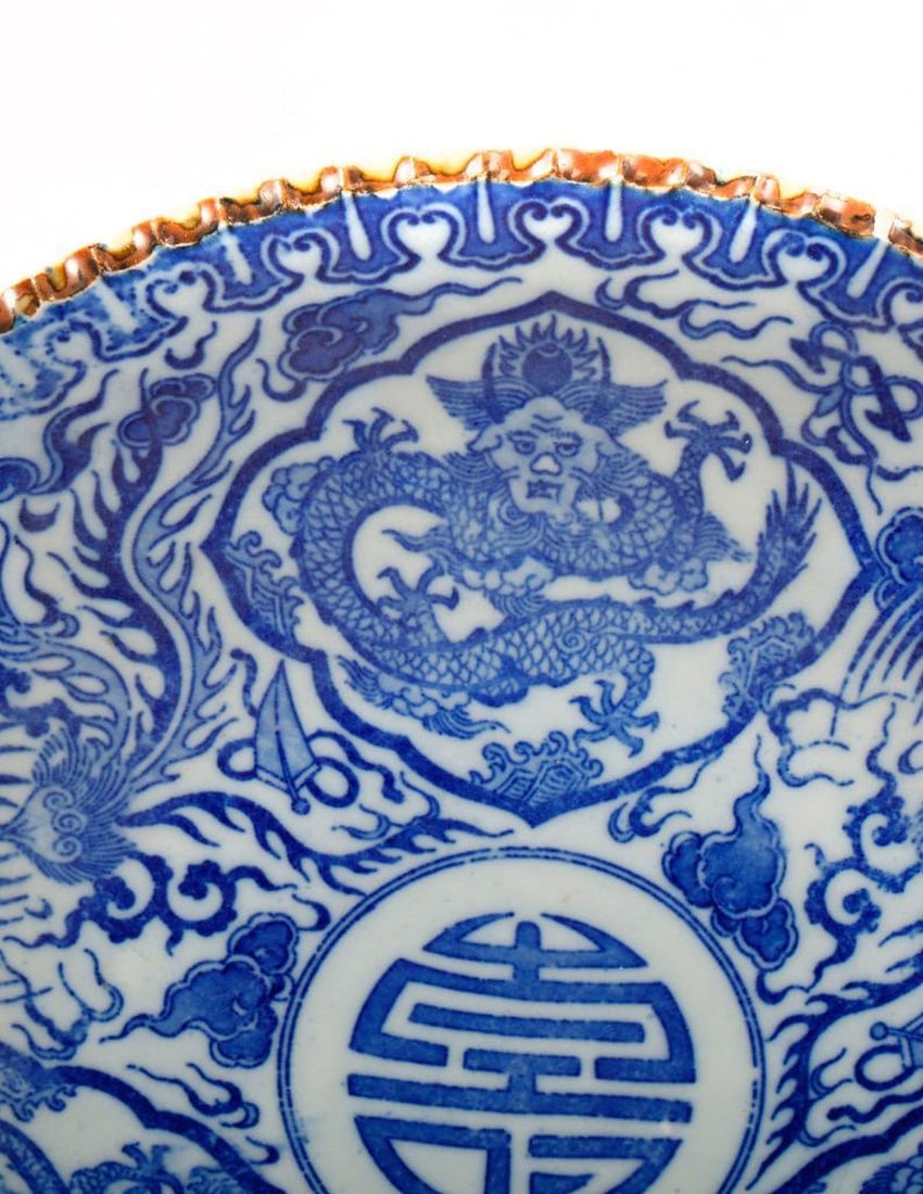 Group of Asian Ceramic Bowls and Dish - 4