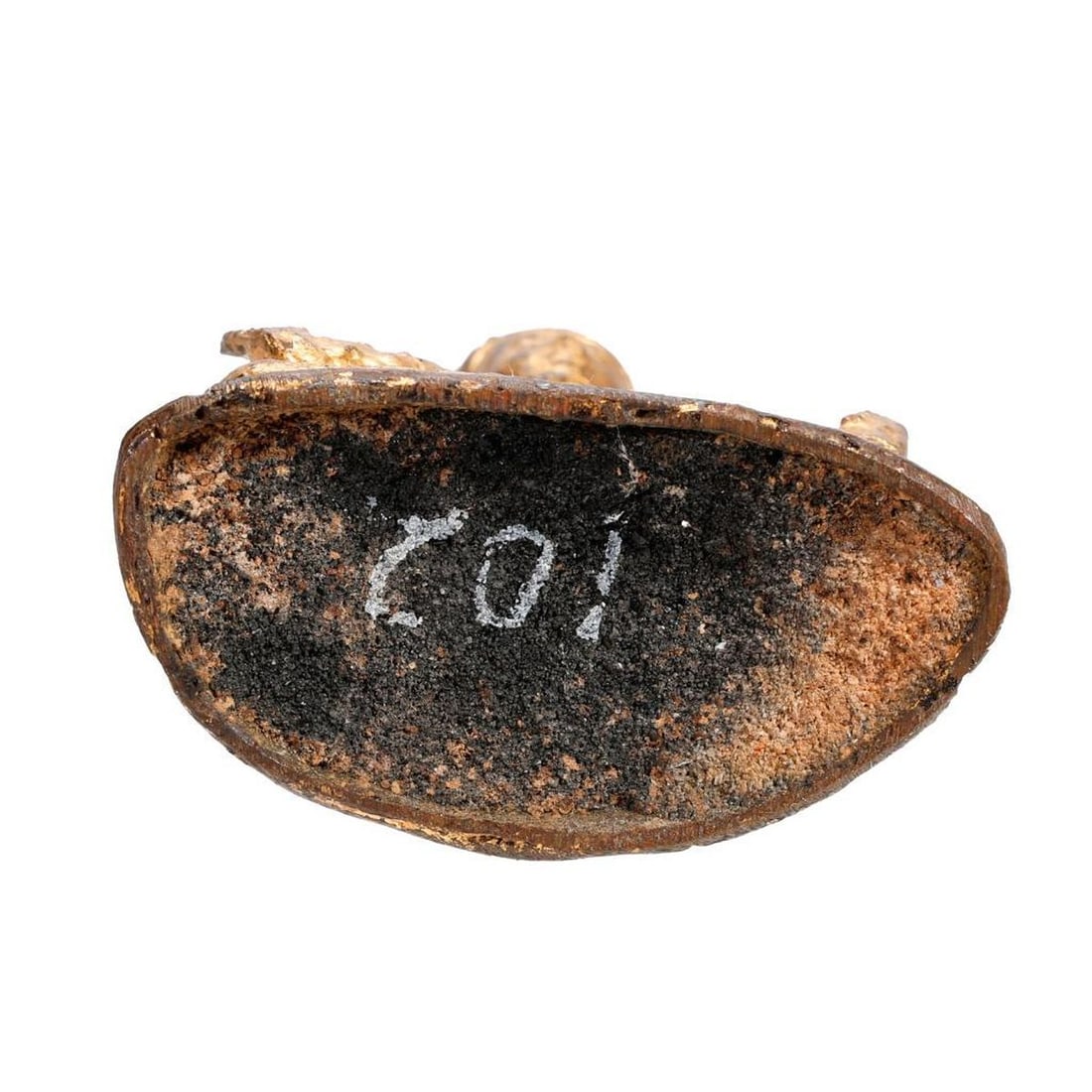 Thai Rattanakosin Miniature Gilt Bronze Buddha - 3