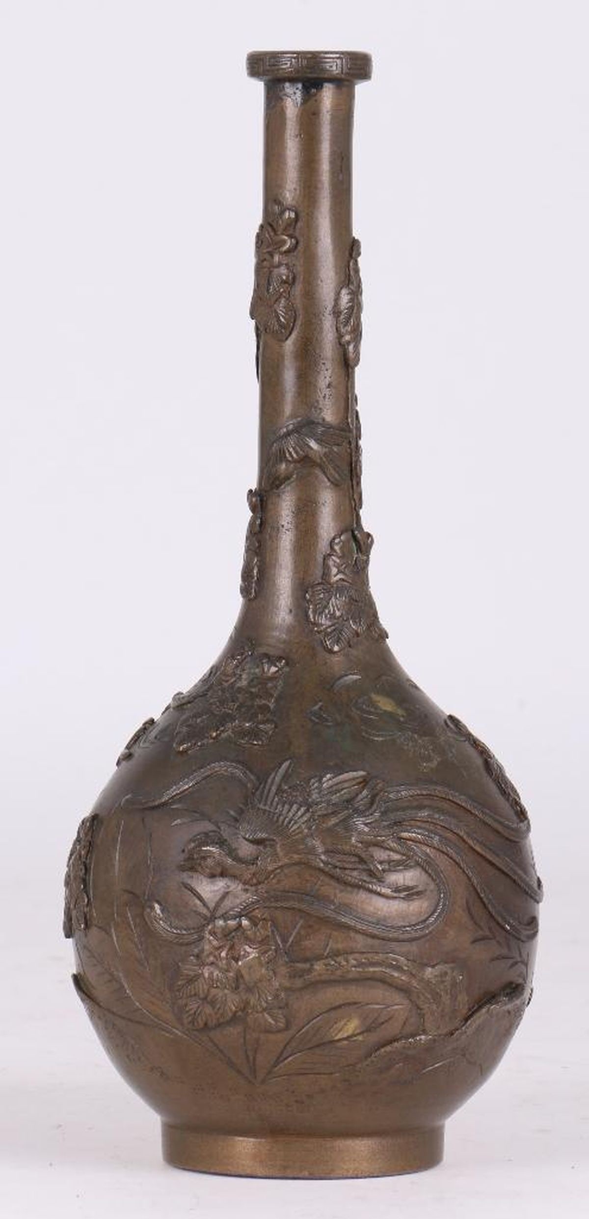 Japanese Bronze Vase - 2