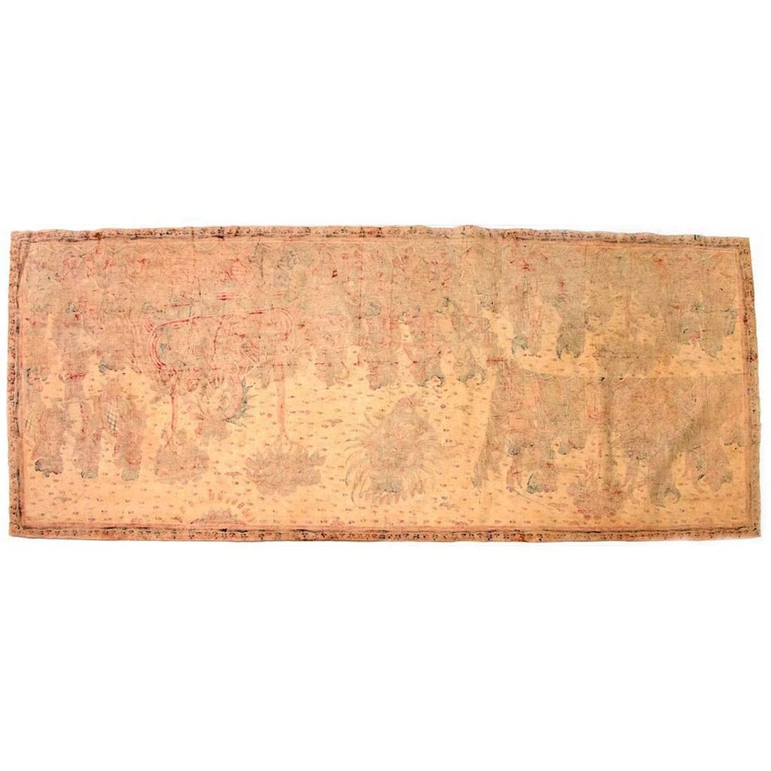 Indonesian Mythological Painting on Fabric. - 7