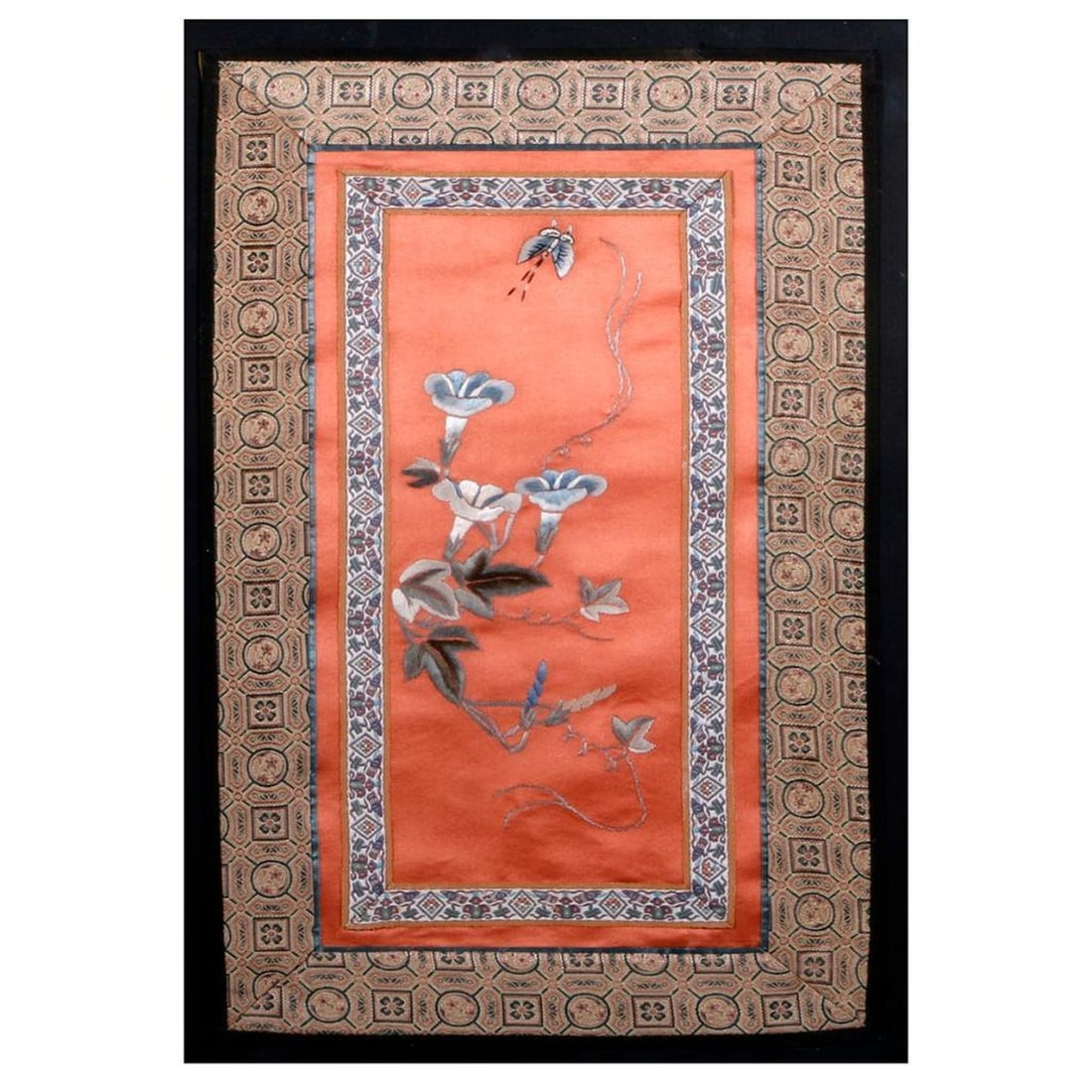 Chinese silk embroidery. - 2