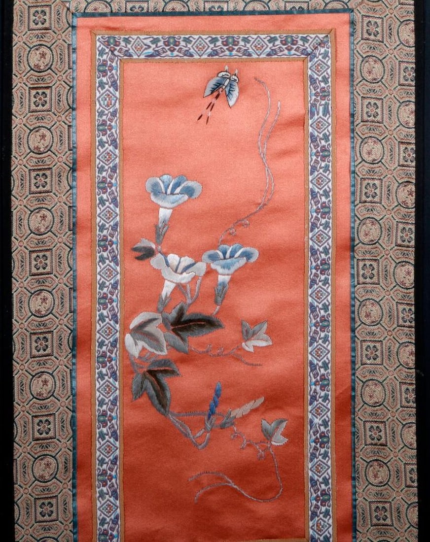 Chinese silk embroidery. - 4
