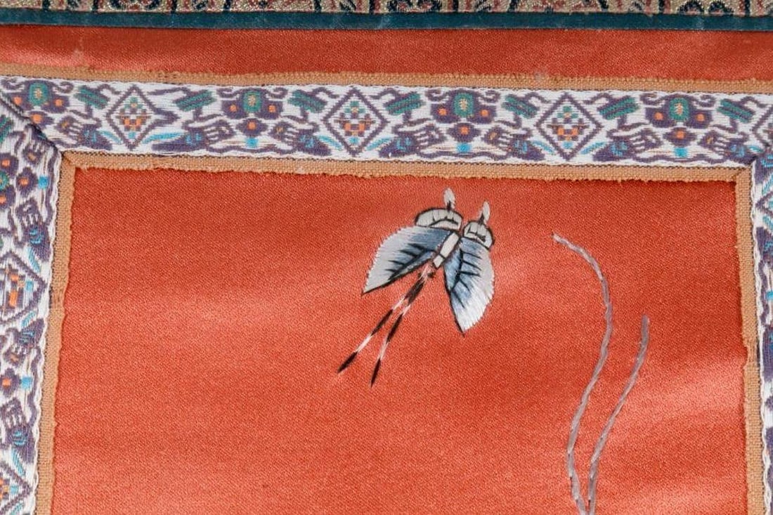 Chinese silk embroidery. - 7