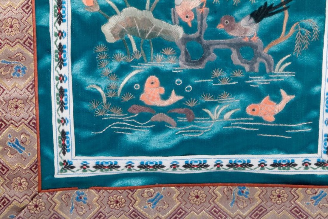Chinese silk embroidery. - 5