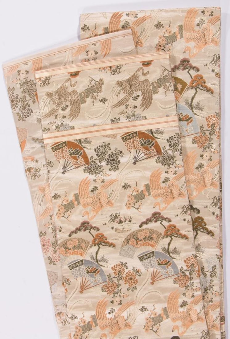 Japanese Silk Fukuro Obi - 2