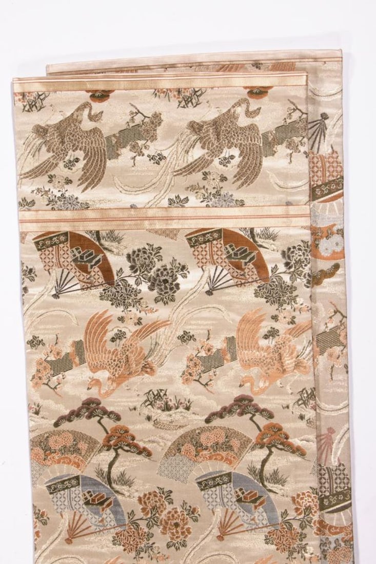 Japanese Silk Fukuro Obi - 4