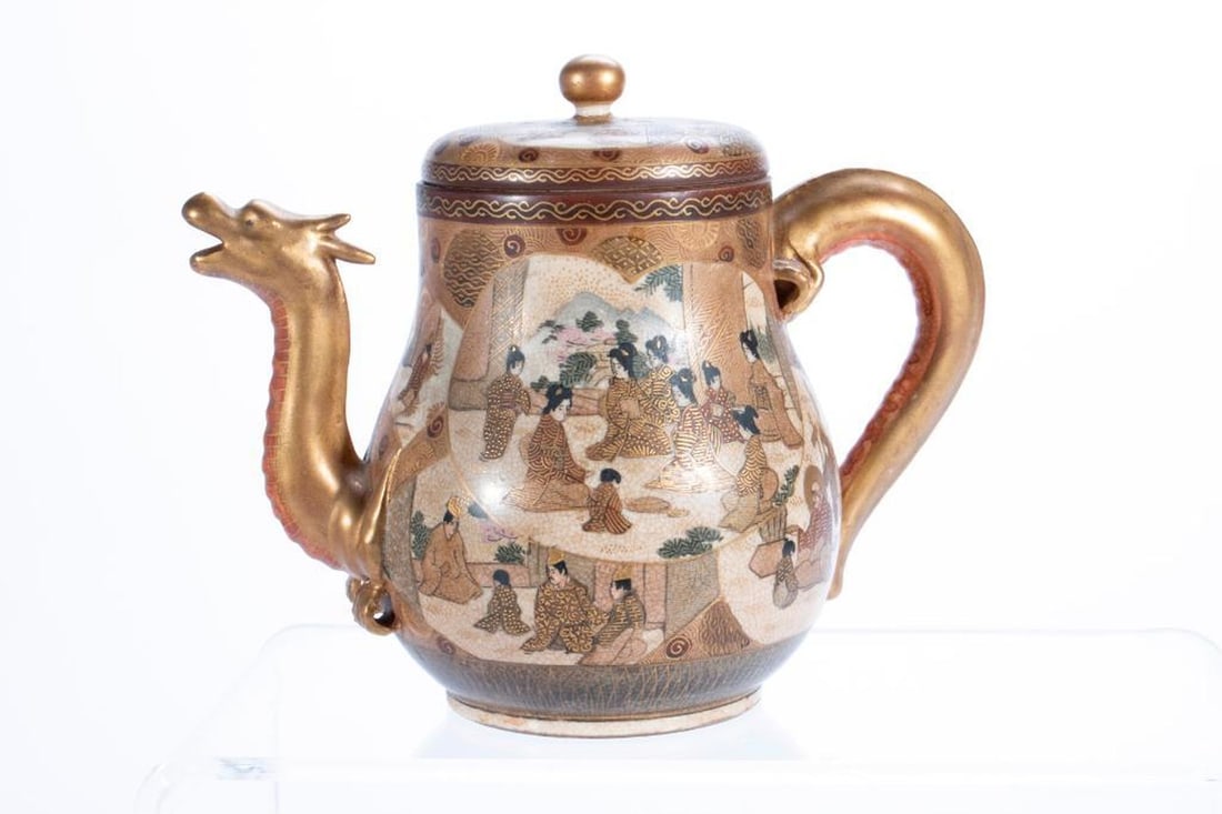 Satsuma Ware Tea Set - 2