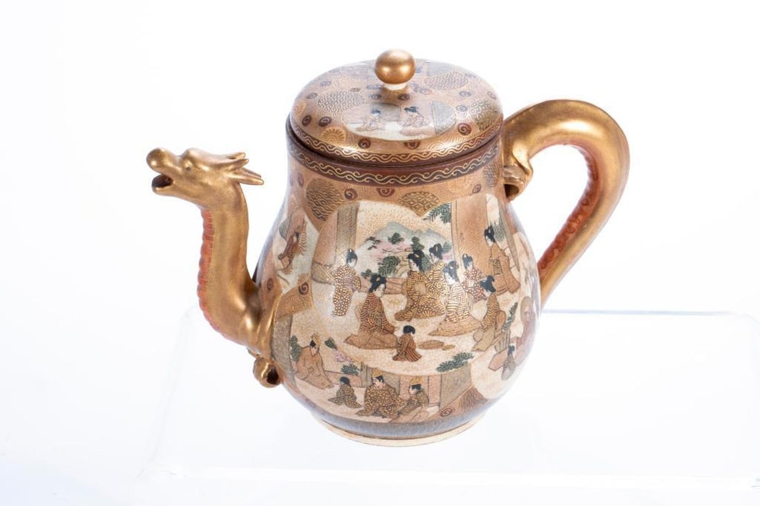 Satsuma Ware Tea Set - 3