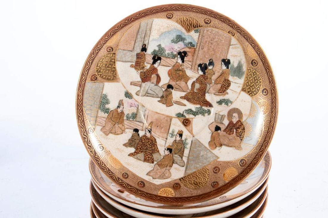 Satsuma Ware Tea Set - 7