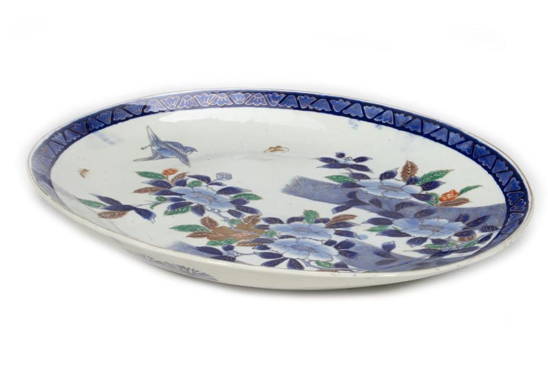 Large Oval Japanese Charger - 7