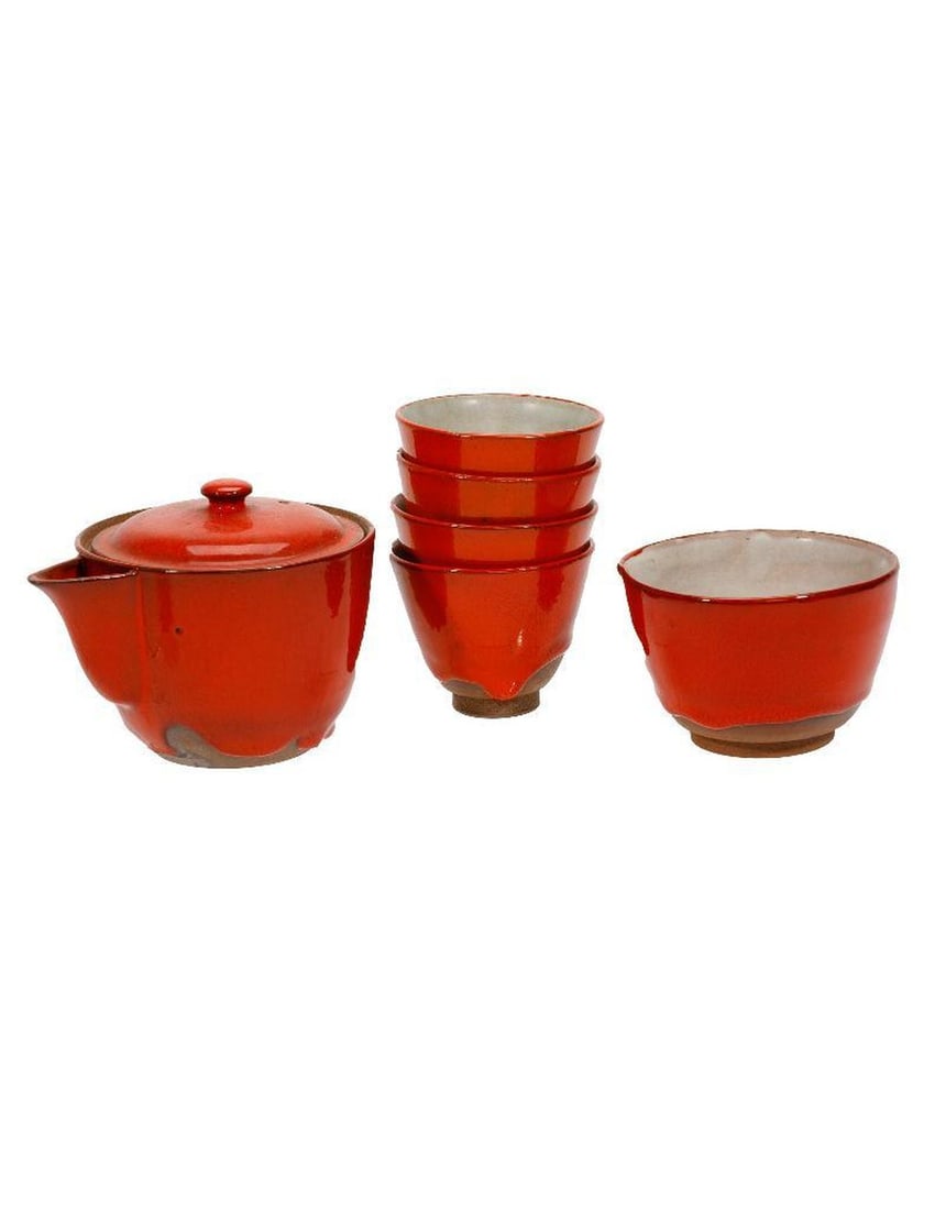 Assorted Group of Asian/Art Pottery. - 5