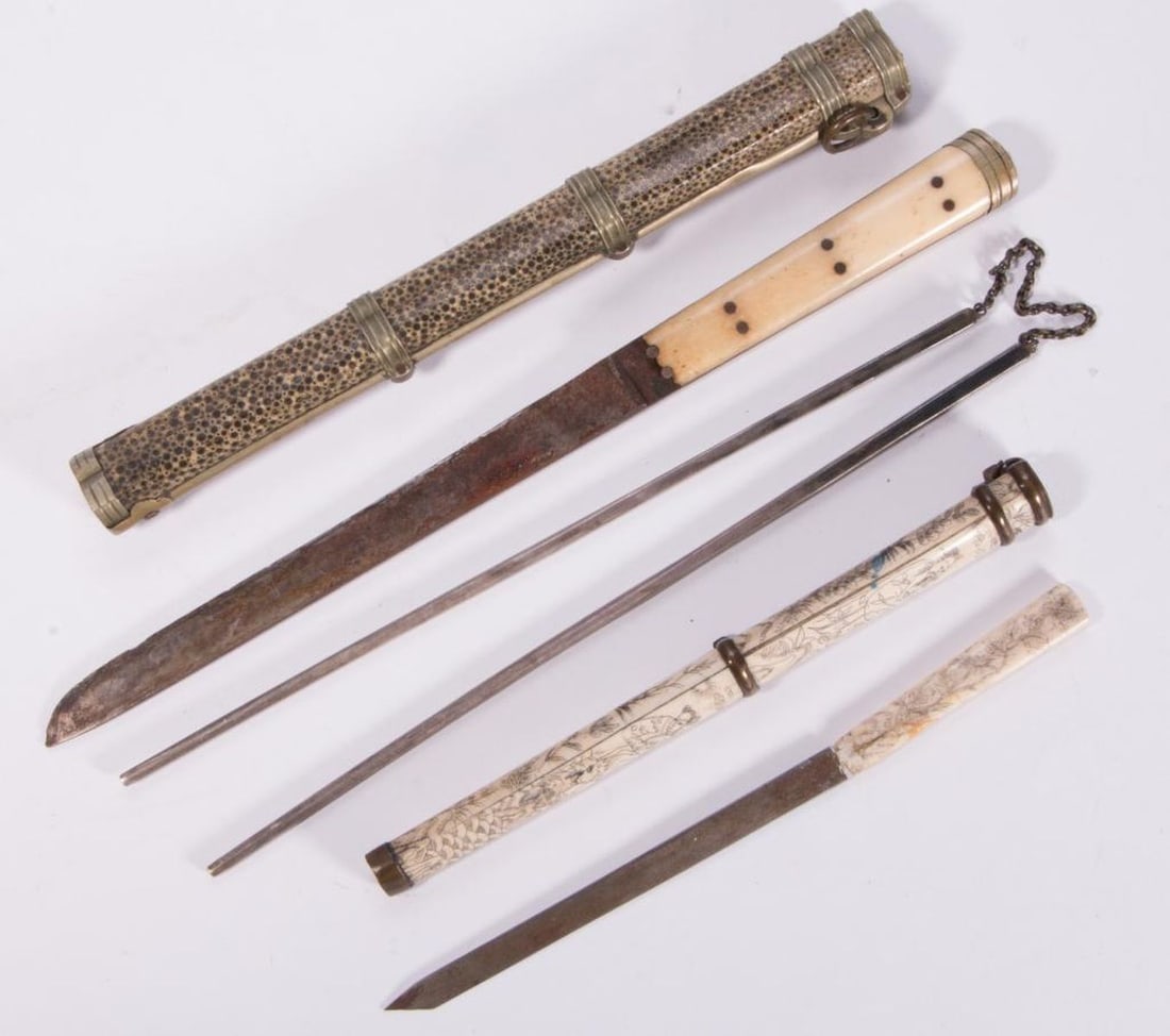 Two Chinese Utensil Sets - 3