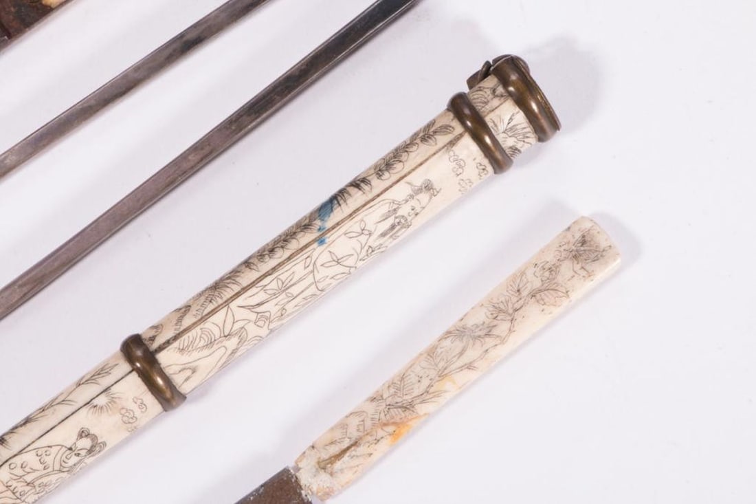 Two Chinese Utensil Sets - 4