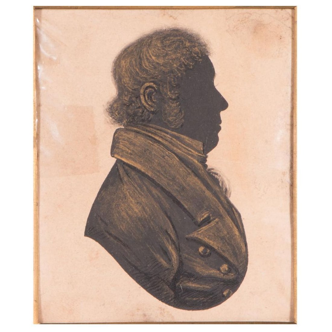 Franco-American Silhouette of A Military Gentleman (1 of 5)