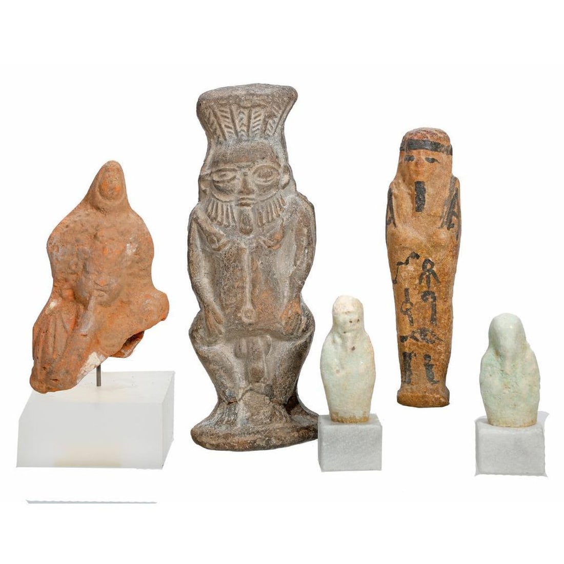 Lot of Egyptian Grand Tour Ushabti and Votive Figures (1 of 3)