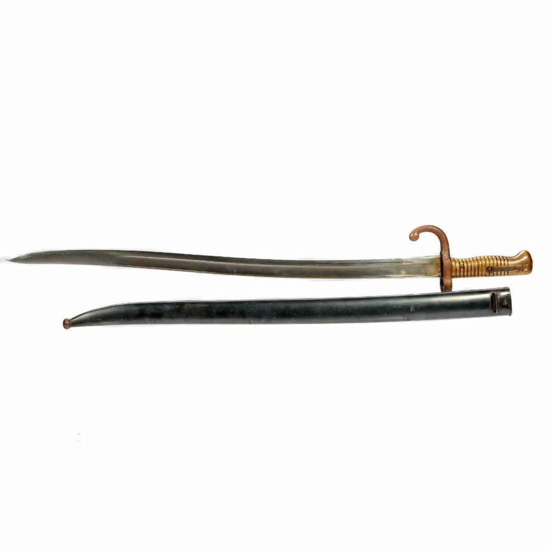 French Chassepot Bayonet with Scabbard, 1871 (1 of 7)