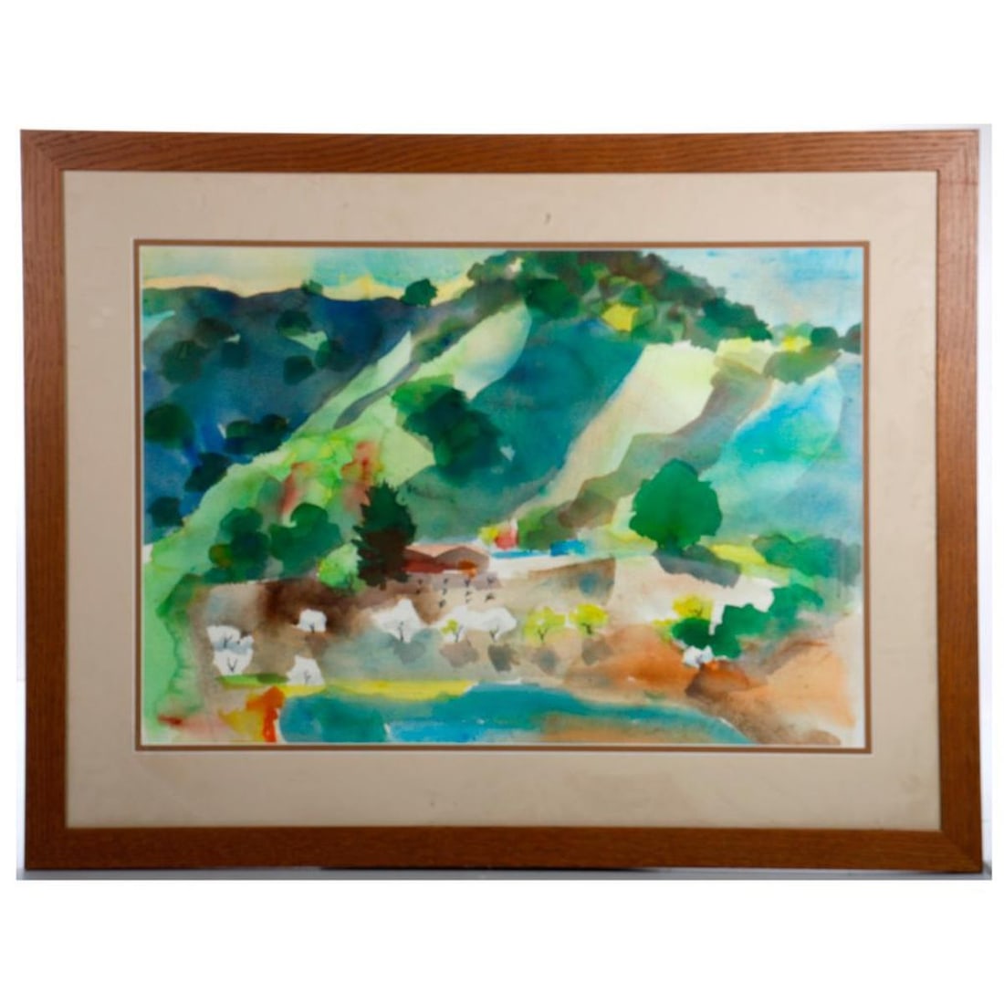 Contemporary Watercolor Landscape (1 of 4)