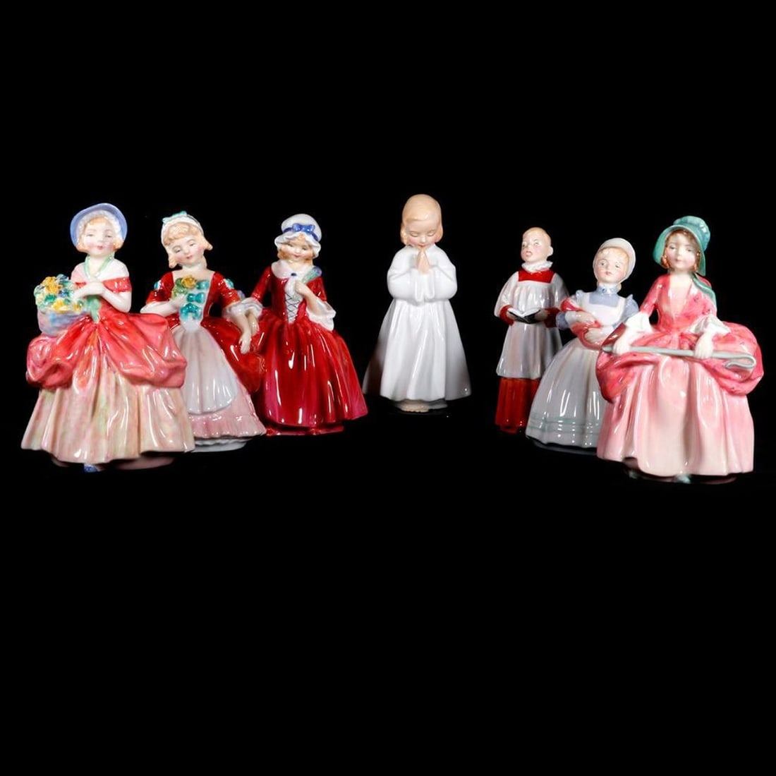 Eight Royal Doulton Figures (1 of 11)
