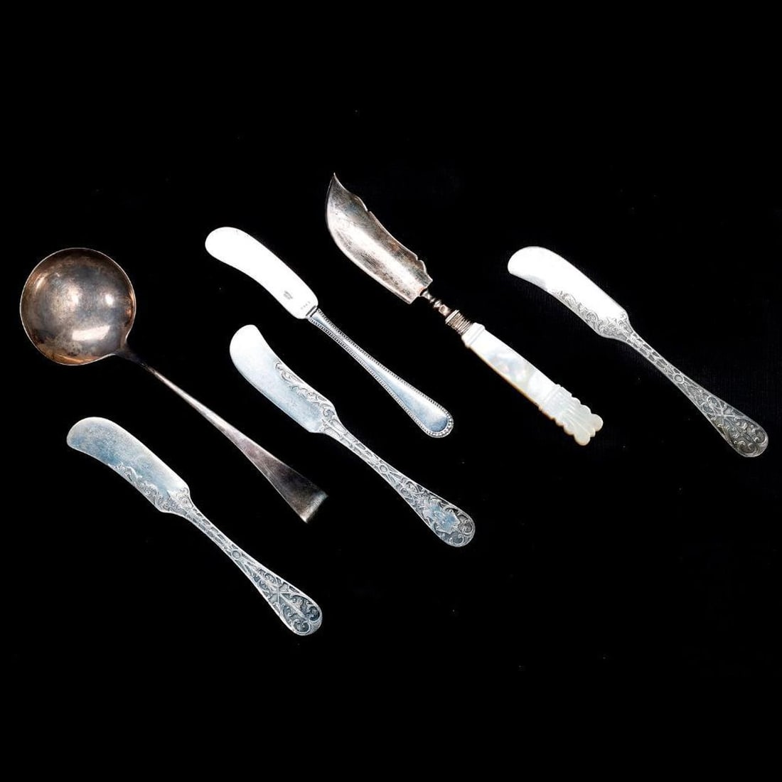 Lot of Sterling Flatware and Serving Pieces (1 of 5)
