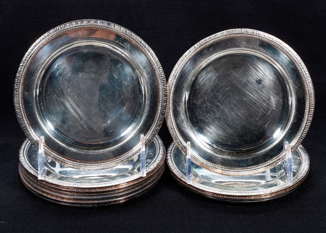 Eleven Christofle Bread Plates (1 of 2)