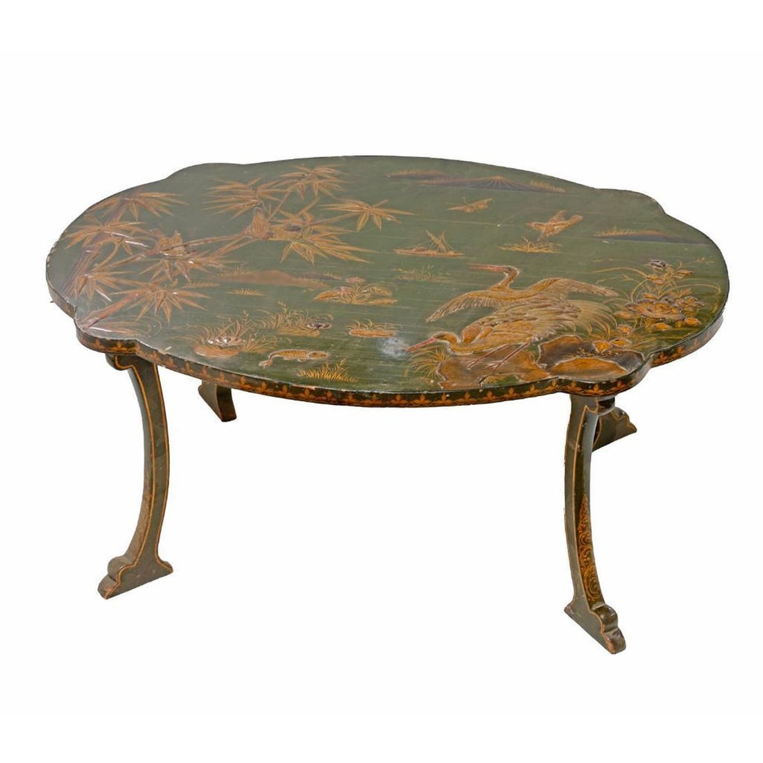 Art Nouveau Japanned Lacquer Coffee Table (1 of 1)