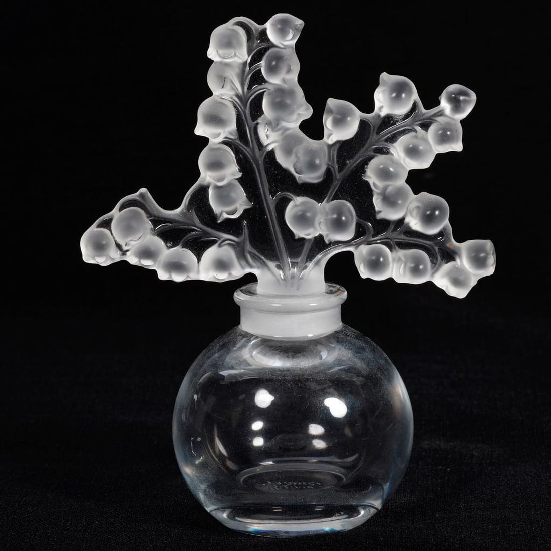 Lalique France Clairefontaine Frosted Perfume Bottle (1 of 2)