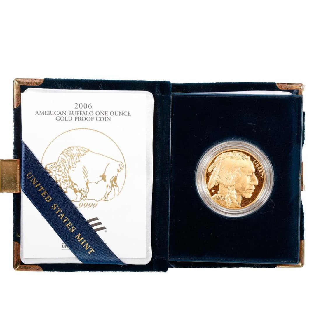 American Buffalo One Ounce Gold Proof Coin: 2006 US $50 Gold Coin, Boxed Set, Unc