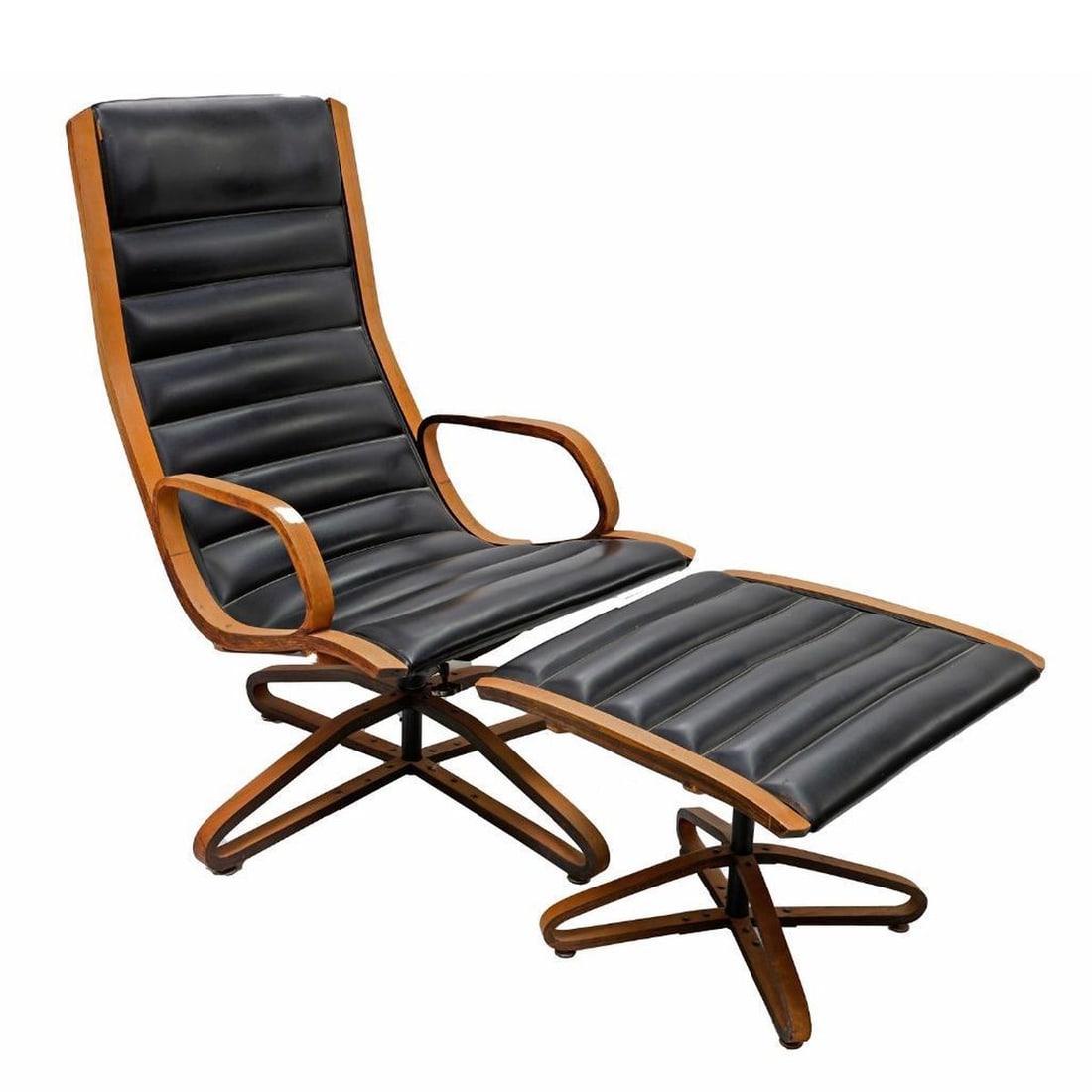 Plycraft Heron Lounge Chair and Ottoman (1 of 3)