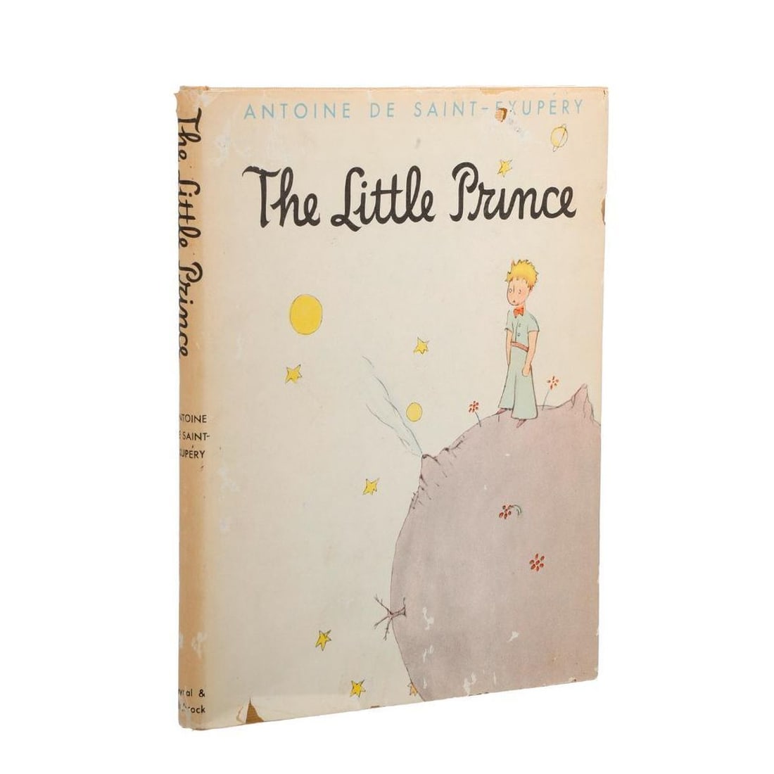 The Little Prince, Early Edition: SAINT-EXUPERY, ANOINE DE. The Little Prince. New York: Reynal & Hitchcock, Inc., Copyright 1943; post-sixth printing [circa 1946-1947]. 8vo. Beige cloth over boards, brown/burgundy pictorial title. Ti