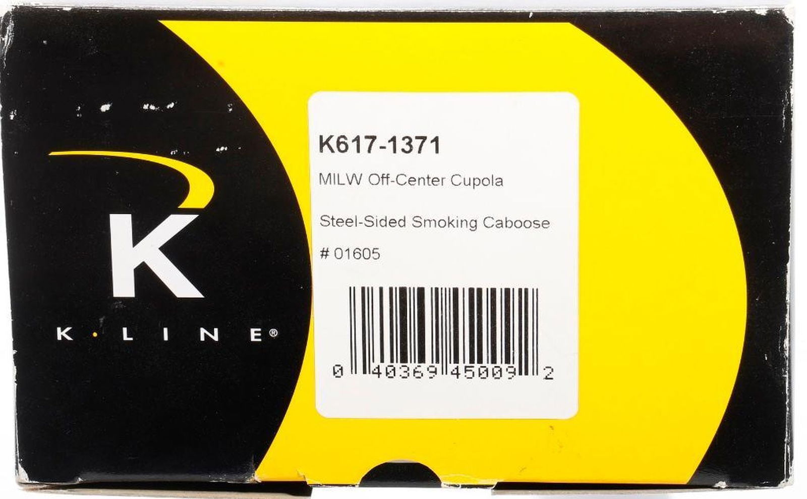 K-Line Milwaukee Steel Side Smoking Caboose - 3