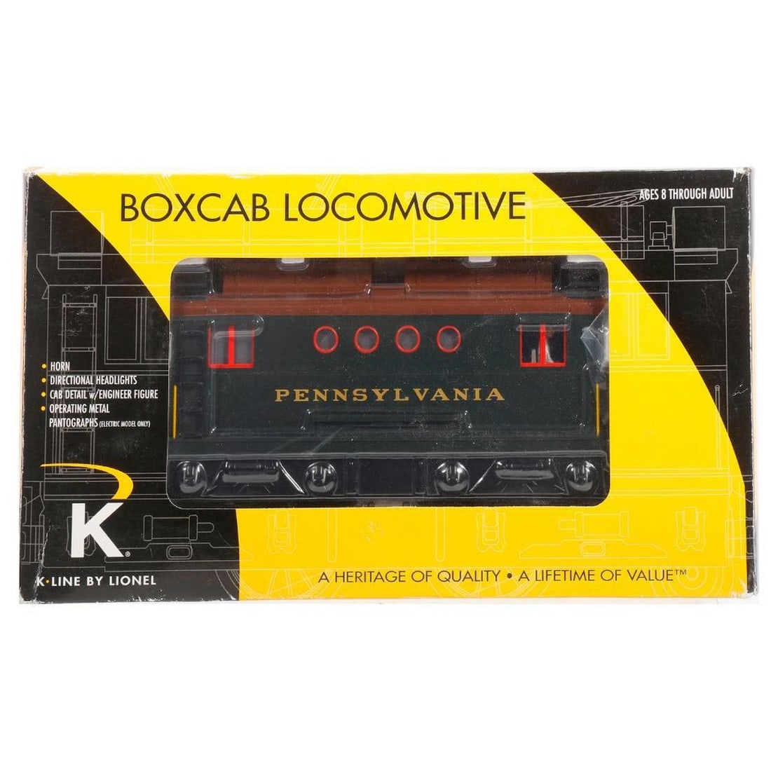 K-Line by Lionel 6-21267 PRR Boxcab Loco - 2