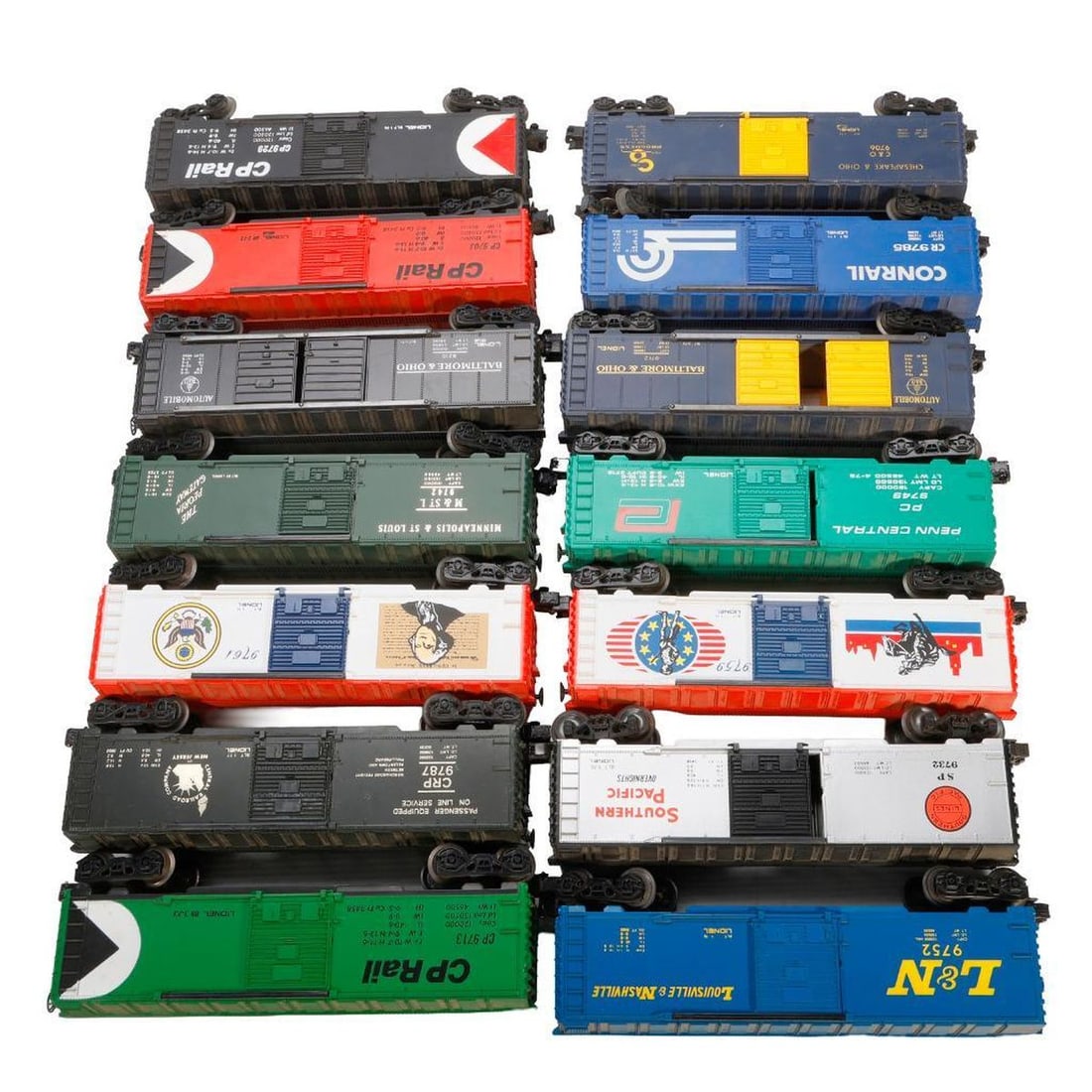 (14) Lionel O Gauge Modern Era Freight Cars - 4