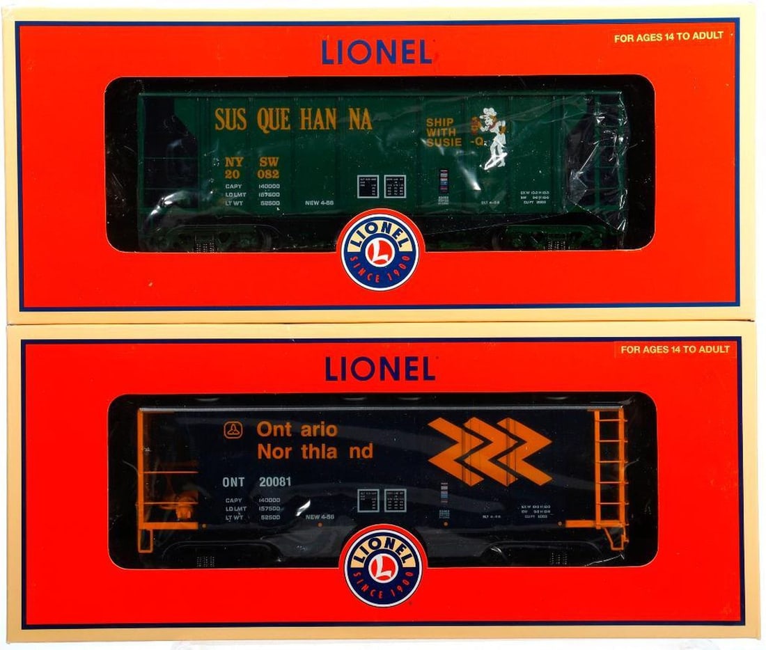 Lionel O Gauge Modern Era LCCA 2008 Hopper 2-Pack - 3