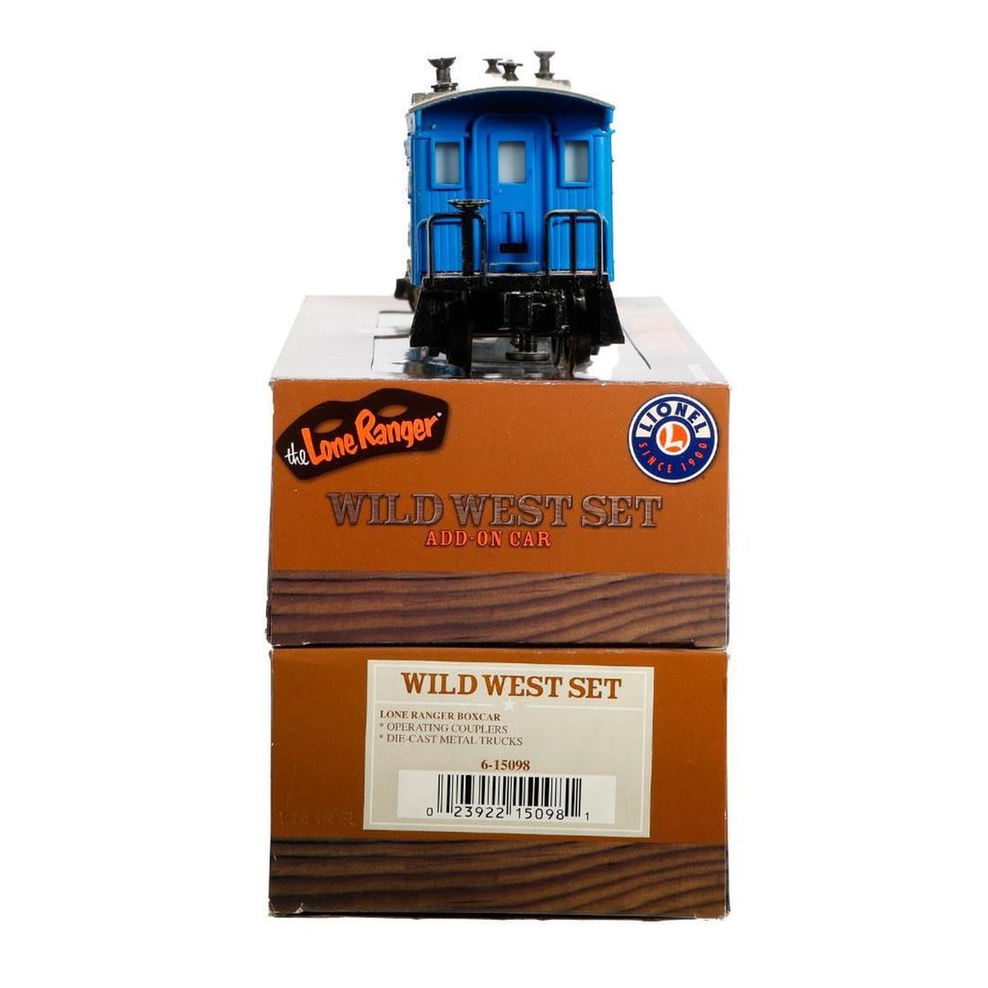 (3) Lionel O Gauge Modern Era Lone Ranger Set Cars - 2