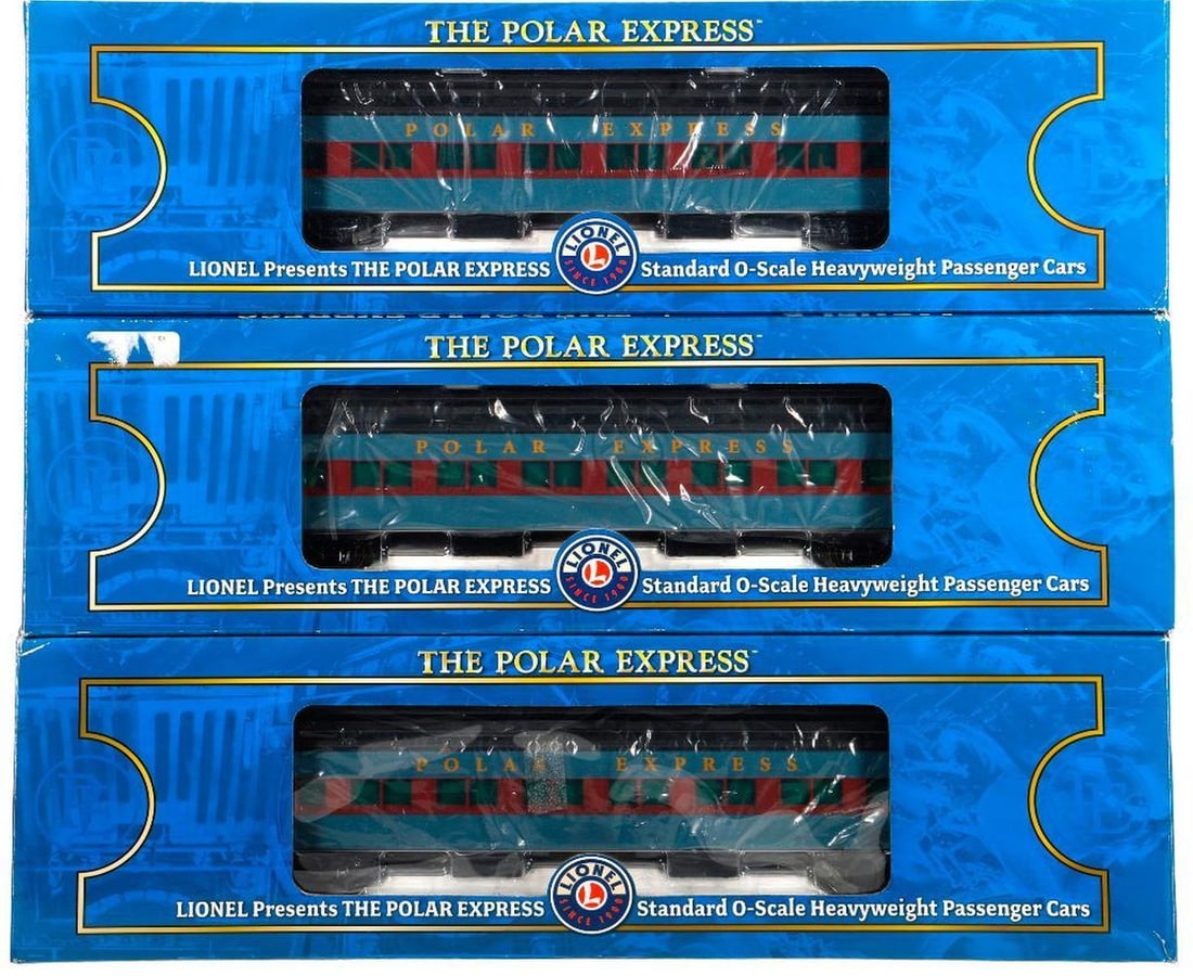 (3) Lionel O Gauge Modern Era Polar Express Heavyweights - 2
