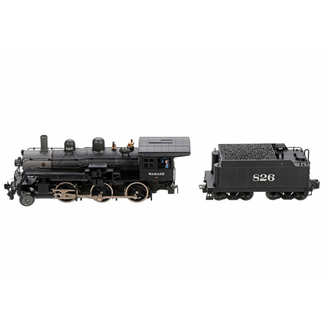 Lionel O Gauge Modern Era Wabash 2-6-0 Steam Loco - 3