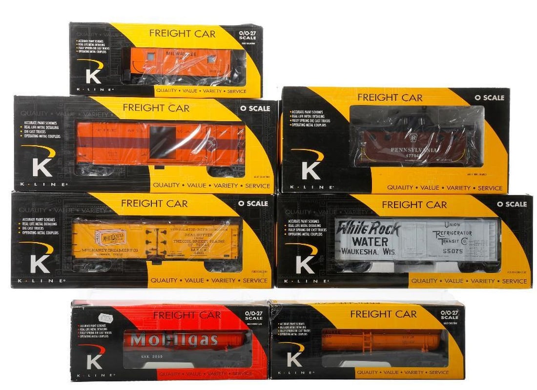(8) K-Line O Gauge Freight Cars - 2