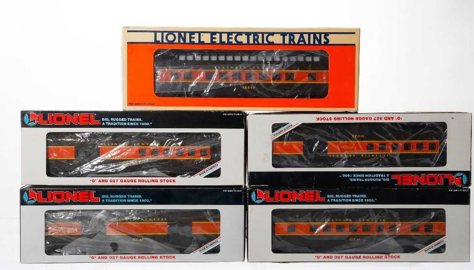 (5) Lionel O Ga Modern Era IC Passenger Cars - 2