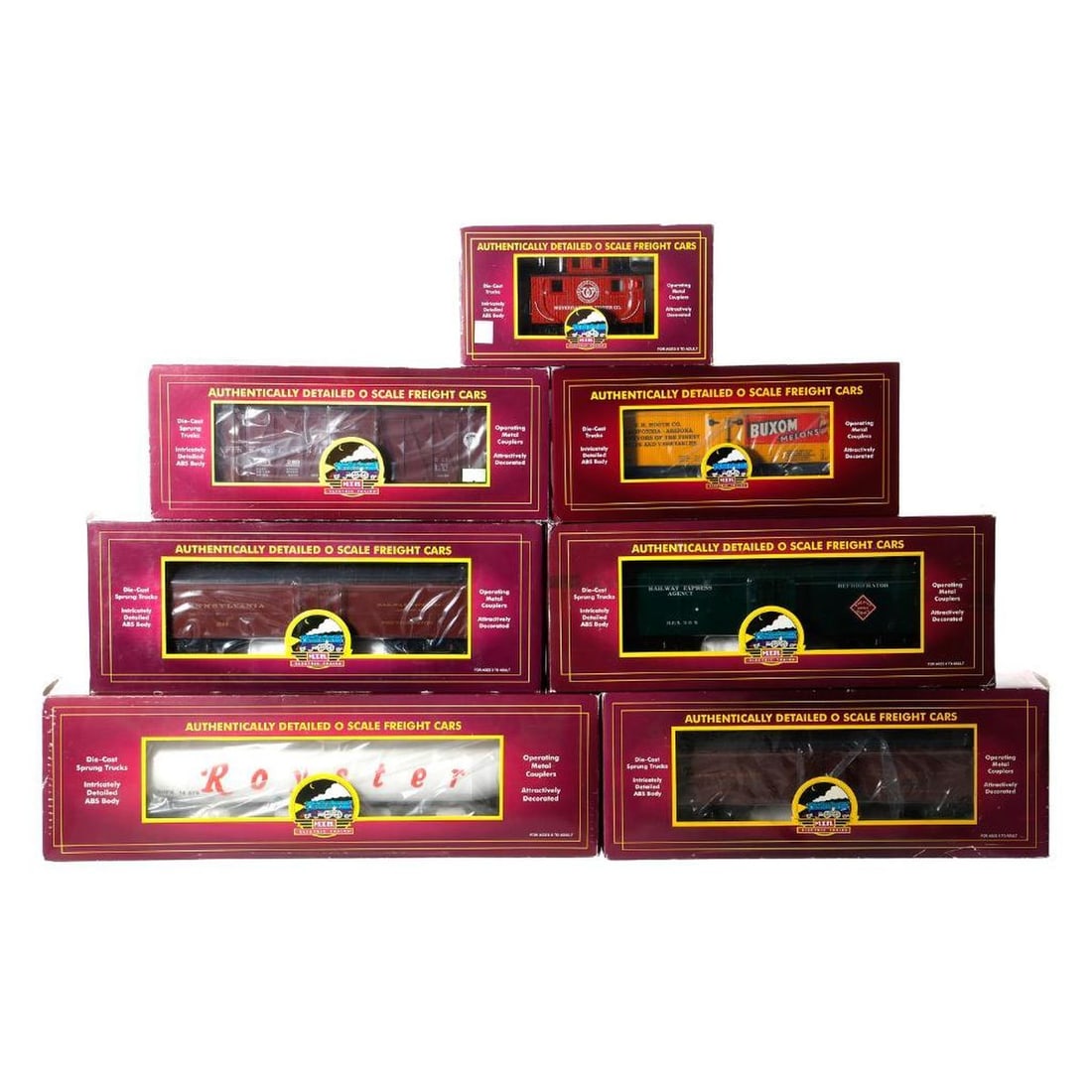 (7) MTH O Gauge Freight Cars - 2