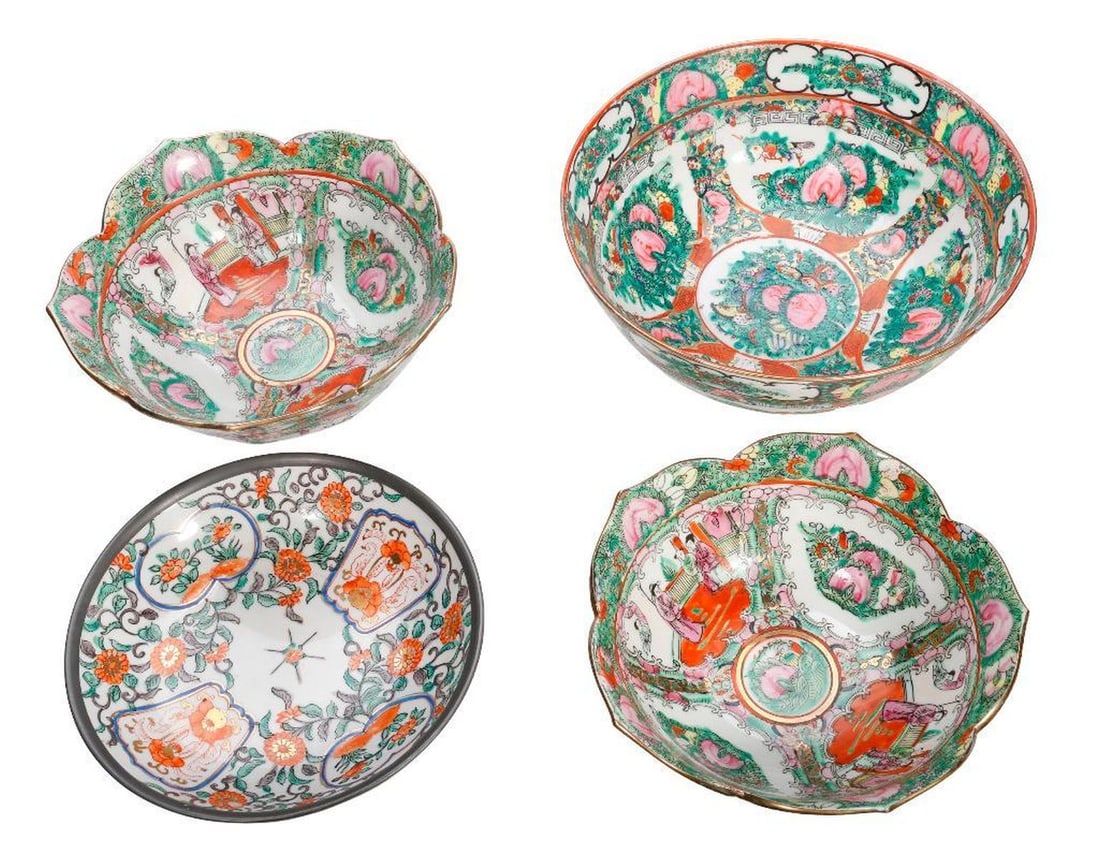 Lot of Chinese Porcelain Bowls (1 of 6)