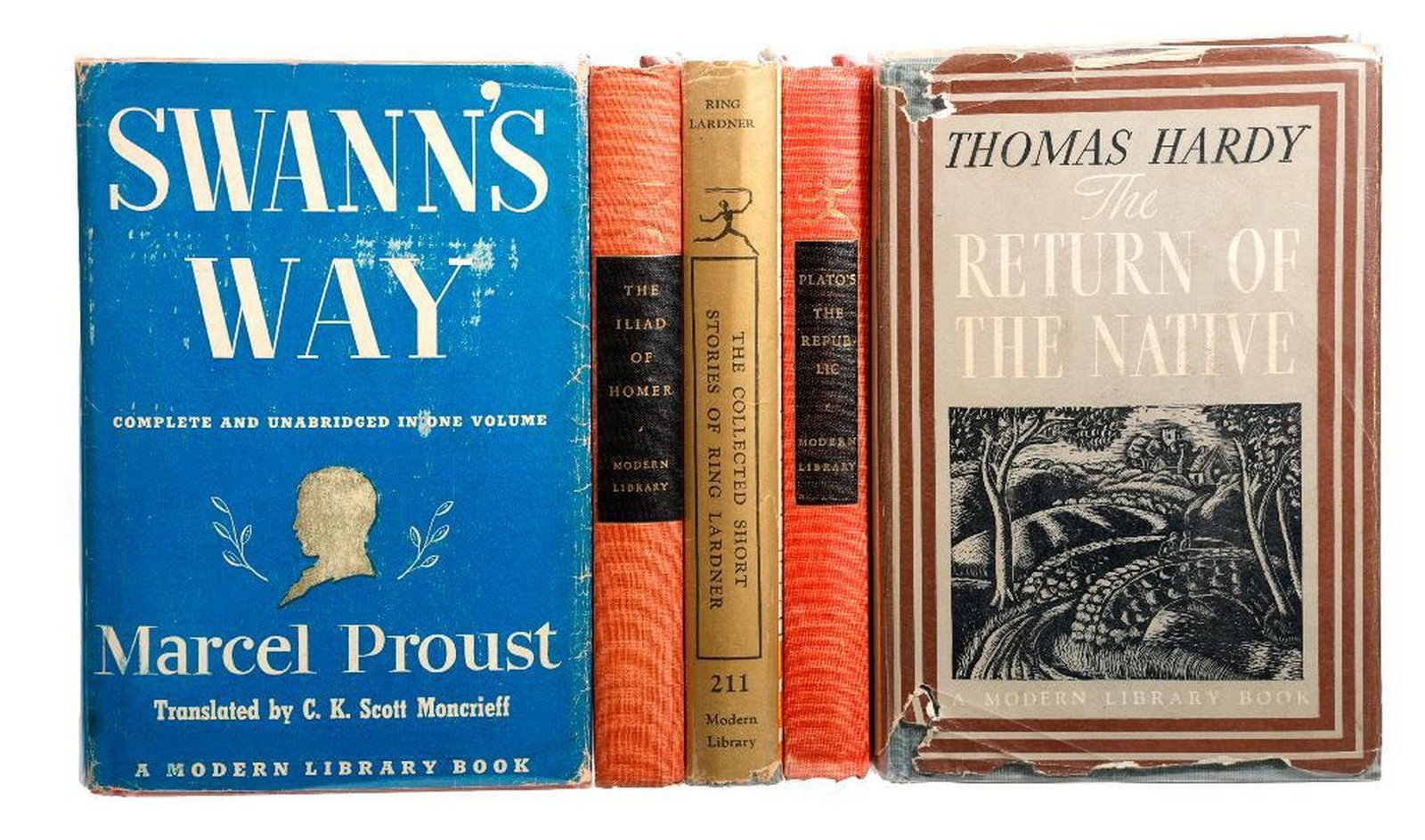 Group of Vintage Modern Library Volumes (5) (1 of 2)