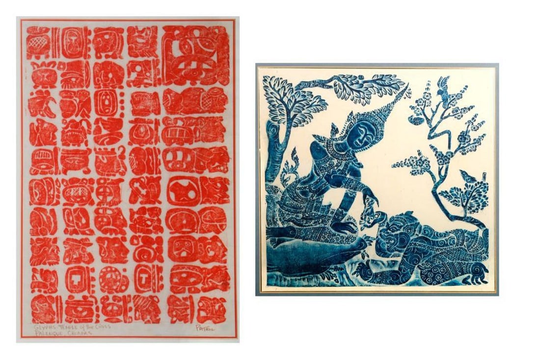 Two Vintage Temple Rubbings (1 of 5)