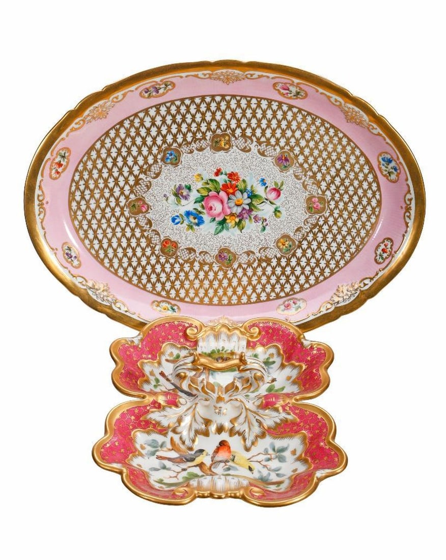 Two Dresden Porcelain Serving Dishes (1 of 5)