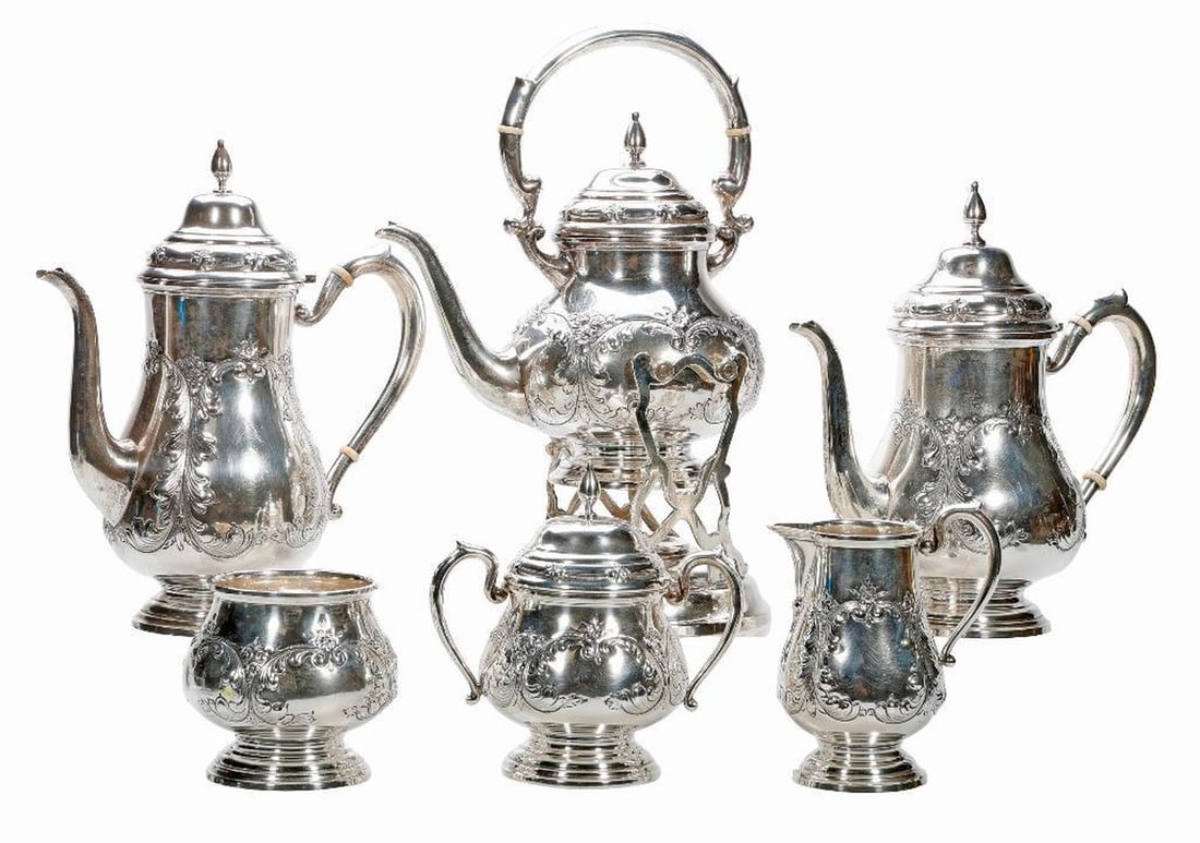 Sterling Tea and Coffee Service (1 of 5)