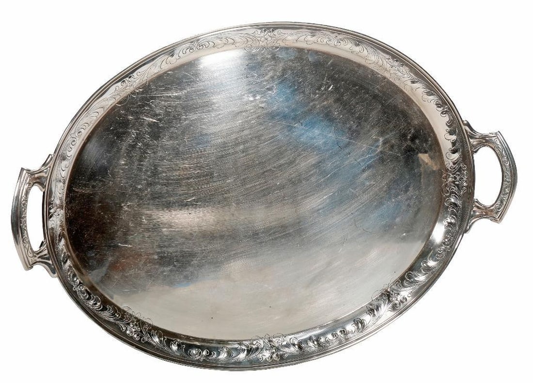 Large Sterling Tea Tray (1 of 3)