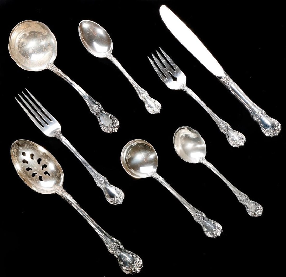 Towle Old Master Sterling Flatware Service (1 of 3)