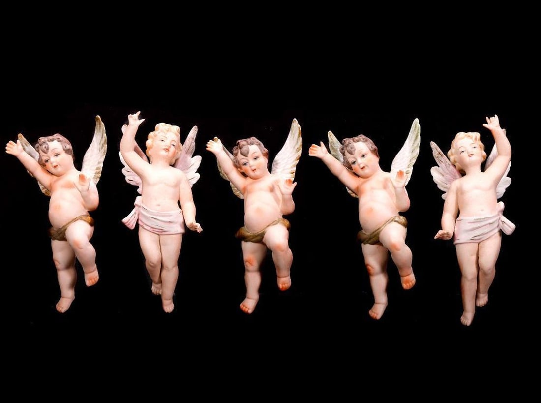 Capodimonte Porcelain Putti Angels (5) (1 of 3)