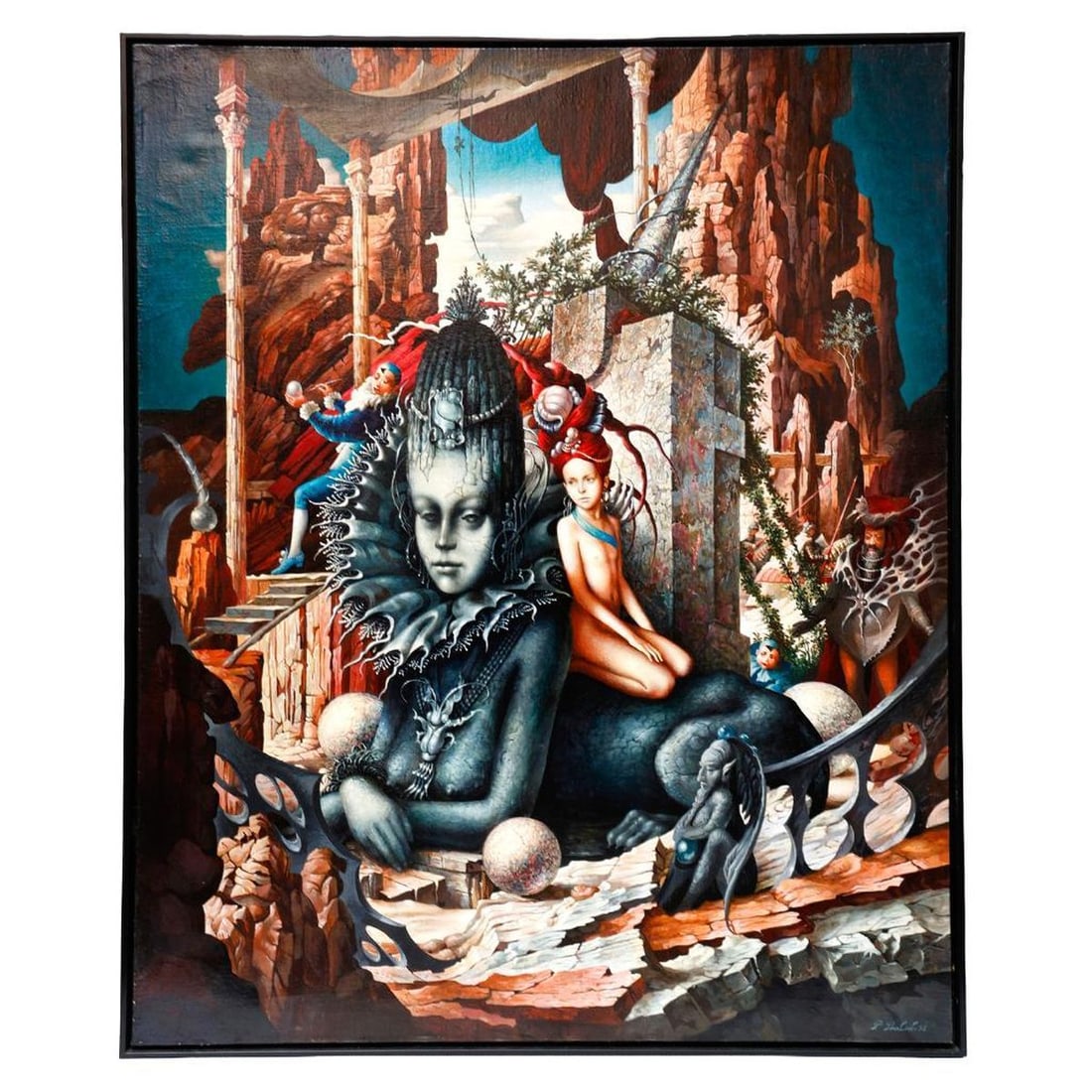 Pavel Balod (Born 1951), Mythical Painting (1 of 3)