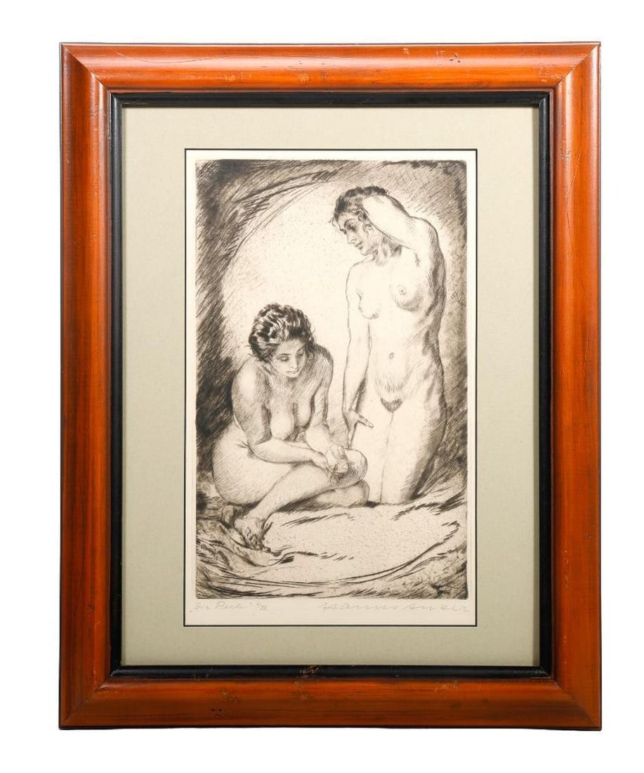 Hanns Anker (1873-1950), Etching (1 of 2)